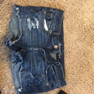 American eagle jean shorts